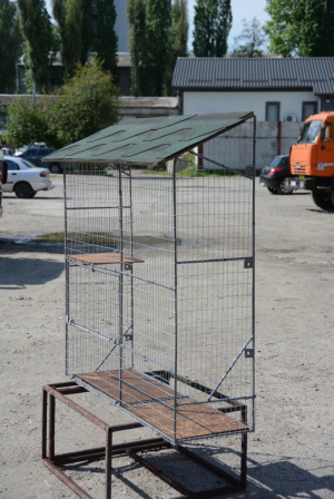 Вольер для кота. На окно.