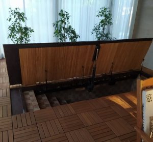 Автоматический люк в подвал.