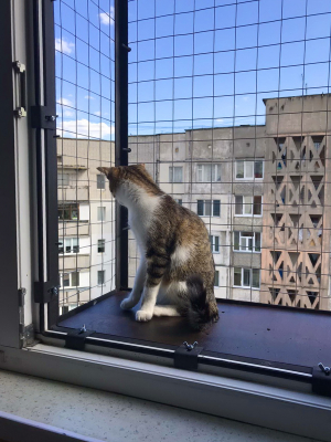 Вольер на окно ПХВ