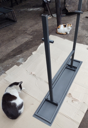 Лавка разборная из Металла (по почте). - 2