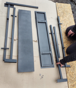 Лавка разборная из Металла (по почте). - 2