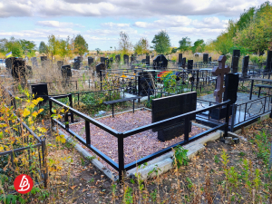 Оградка из проф. трубы 50х50