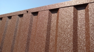 Забор из профнастила