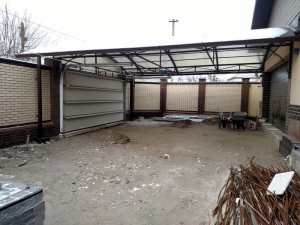 Навес из поликарбоната  POLYGAL