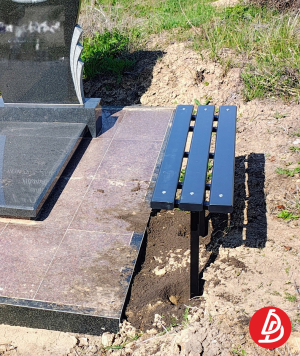 Лавочка обшитая полимером (ПВХ)