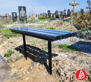 Лавочка обшитая полимером (ПВХ)