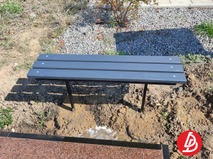 Лавочка обшитая полимером (ПВХ)