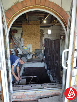 Люк в подвал двойной