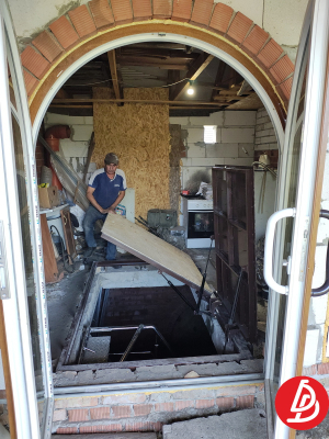 Люк в подвал двойной