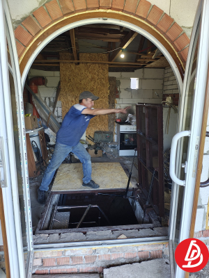 Люк в подвал двойной