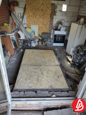 Люк в подвал двойной