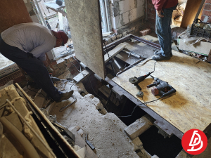 Люк в подвал двойной