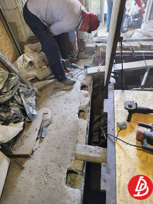 Люк в подвал двойной