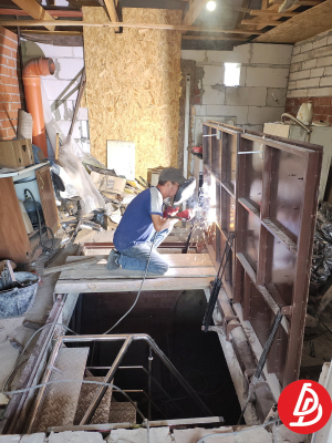 Люк в подвал двойной