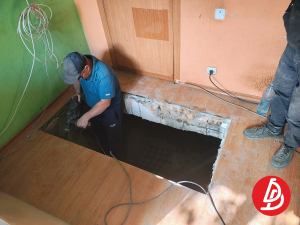 Люк в подвал под линолеум