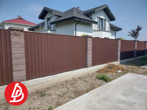 Забор из профнастила