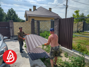 Забор из профнастила