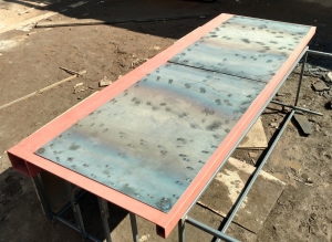 Люк на подвал - из двух частей