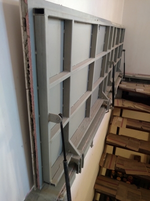 Люк на подвал - из двух частей