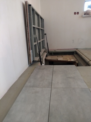 Люк на подвал - из двух частей