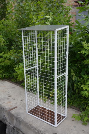 Вольер для кошек - белый.