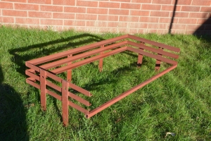 Решетка на барбекю.