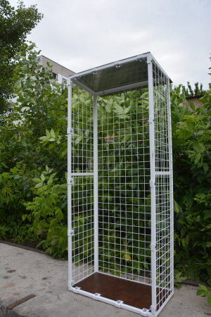 Вольер для кошек - белый.