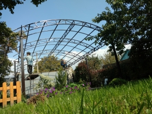 Навес из поликарбоната  POLYGAL