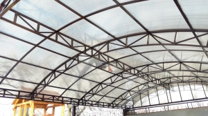 Навес из поликарбоната  POLYGAL