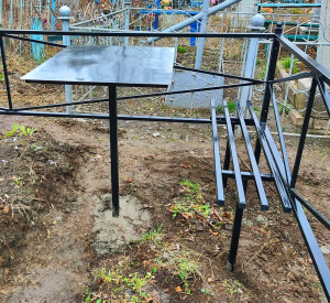 Лавочка из профильной трубы