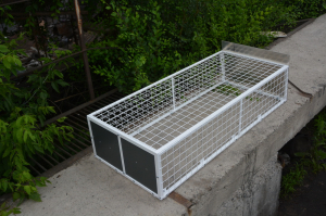 Вольер для кошек - белый.