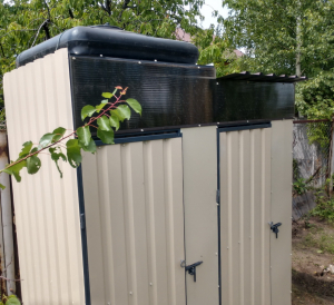 Душ - туалет металлический