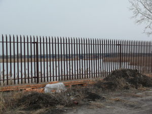 Забор решетчатый, простой