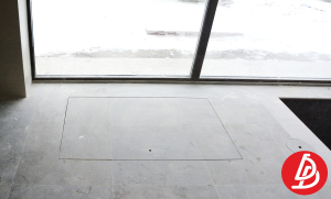 Люк в подвал под плитку