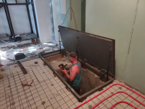 Люк под теплый пол