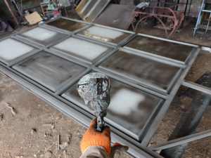 Ворота филенчатые