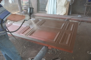 Ворота откатные, филенчатые