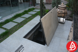 Люк автоматический обшитый