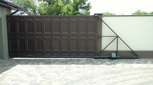 Ворота откатные, филенчатые