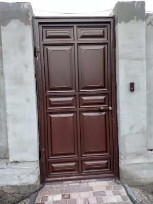 Ворота откатные, филенчатые