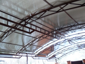 Навес из поликарбоната  POLYGAL