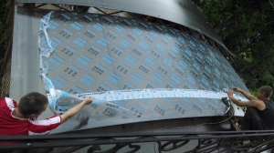 Навес из поликарбоната  POLYGAL