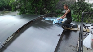 Навес из поликарбоната  POLYGAL