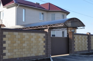 Навес из поликарбоната  POLYGAL