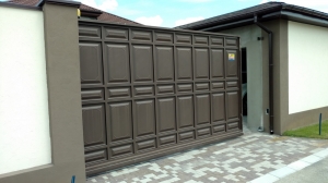 Ворота откатные, филенчатые