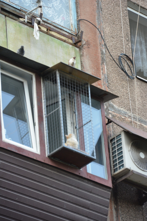 Вольер на окно ПХВ