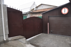 Ворота распашные из мет. листа