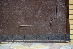 Ворота распашные из мет. листа