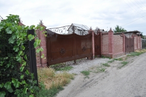 Ворота распашные из мет. листа