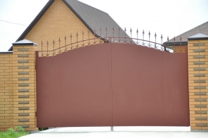 Ворота металлические, распашные